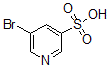 structure of CAS# 62009-34-1, 5-Bromopyridine-3-Sulphonic Acid;5-Bromopyridine-3-Sulphonic Acid 96%;5-BROMOPYRIDINE-3-SULPHONIC ACID 96