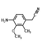 CAS#: 620604-58-2， (4-Amino-3-methoxy-2-methylphenyl)acetonitrile