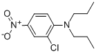 结构式 CAS# 6216-91-7, 2-氯-4-硝基-N,N-二丙基苯胺