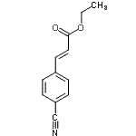 structure of CAS# 62174-99-6, Ethyl (2E)-3-(4-Cyanophenyl)Acrylate;(E)-ethyl 3-(4-cyanophenyl)acrylate;Ethyl (2E)-3-(4-cyanophenyl)-2-propenoate #;Ethyl 4-Cyanocinnamate