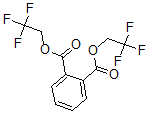 结构式 CAS# 62240-27-1, 二(2,2,2-三氟乙基)邻苯二甲酸酯
