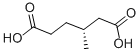 structure of CAS# 623-82-5, (+)-3-Methylhexanedioic Acid;(3R)-3-Methyladipate;Zinc01589760