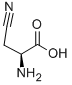 structure of CAS# 6232-19-5, beta-Cyano-L-Alanine;(2S)-2-Amino-3-Cyano-Propanoic Acid;(2S)-2-Amino-3-Cyano-Propionic Acid;Chebi:16934