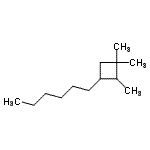 CAS 登录号：62338-52-7， 3-己基-1,1,2-三甲基环丁烷