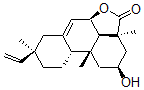 CAS#: 62394-07-4， (2S)-8alpha-Vinyl-1,2,3,3a,5abeta,7,8,9,10,10aalpha,10b,10cbeta-Dodecahydro-2-Hydroxy-3abeta,8,10balpha-Trimethyl-4H-Phenanthro[10,1-bc]Furan-4-One