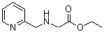 结构式 CAS# 62402-24-8, N-(2-吡啶基甲基)甘氨酸乙酯