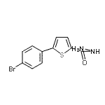structure of CAS# 62403-14-9, 5-(4-Bromophenyl)-2-Thiophenecarbohydrazide;5- THIOPHENE-2-CARBOXYLIC&;5-(4-Bromophenyl)thiophene-2-carbohydrazide;5-(4-Bromophenyl)thiophene-2-carboxylic hydrazide