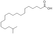 结构式 CAS# 6250-72-2, 18-甲基十九烷酸