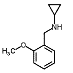 CAS 登录号：625437-49-2， N-(2-甲氧基苄基)环丙胺