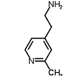 structure of CAS# 625438-03-1, 2-(2-Methyl-4-pyridinyl)ethanamine;2-(2-methylpyridin-4-yl)ethanamine