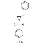 structure of CAS# 62596-64-9, (2S)-2-Benzyl-1-[(4-Methylphenyl)Sulfonyl]Aziridine;(S)-(+)-2-Benzyl-1-(p-tolylsulfonyl)aziridine;464015_ALDRICH;NSC620181