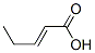 structure of CAS# 626-98-2, 2-Pentenoic Acid;Nsc26713;Wln: Qv1u3;(Z)-2-Pentenoic Acid