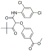 CAS 登录号：62609-84-1， 4-[1-[[(2,4-二氯苯基)氨基]羰基]-3,3-二甲基-2-氧代丁氧基]苯甲酸甲酯