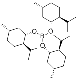 结构式 CAS# 62697-74-9, DL-薄荷基硼酸酯
