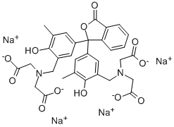 结构式 CAS# 62698-54-8, 邻甲酚酞络合剂四钠盐