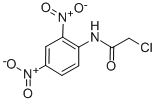 structure of CAS# 6271-08-5, 2-Chloro-N-(2,4-Dinitro-Phenyl)-Acetamide;2-Chloro-N-(2,4-Dinitrophenyl)Ethanamide;Zinc03885271;Nsc37405