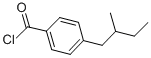 structure of CAS# 62796-32-1, (+)-P-(2-Methylbutyl)Benzoyl Chloride;Benzoyl Chloride, 4-((2S)-2-Methylbutyl)-;Zinc05924849