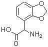 CAS 登录号：62801-75-6， 氨基(1,3-苯并二氧戊环-4-基)乙酸