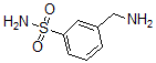 structure of CAS# 628298-58-8, 3-(Aminomethyl)-Benzenesulfonamide;M-Toluenesulfonamide, Alpha-Amino- (5CI);3-Aminomethyl-Benzenesulfonic Acid Amide;3-(Aminomethyl)Benzene-1-Sulfonamide