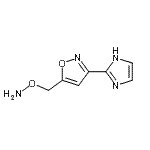 CAS 登录号：628698-78-2， 5-[(氨基氧基)甲基]-3-(1H-咪唑-2-基)-1,2-恶唑