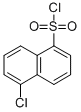 structure of CAS# 6291-07-2, 5-Chloronaphthalene-1-Sulfonyl Chloride;5-Chloro-1-Naphthalenesulfonyl Chloride;Nsc4618