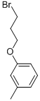 structure of CAS# 6291-74-3, 1-(3-Bromopropoxy)-3-Methylbenzene;1-(3-Bromopropoxy)-3-Methyl-Benzene;Nsc8132;Benzene, 1-(3-Bromopropoxy)-3-Methyl-
