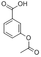 structure of CAS# 6304-89-8, 3-Acetoxybenzoic Acid;3-Acetoxybenzoic Acid;Nsc43147;Benzoic Acid, M-Acetoxy