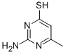 结构式 CAS# 6307-44-4, 2-氨基-6-甲基-4(1H)-嘧啶硫酮