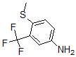 结构式 CAS# 63094-56-4, 4-(甲硫基)-3-(三氟甲基)-苯胺