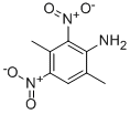 structure of CAS# 6311-52-0, 3,6-Dimethyl-2,4-Dinitro-Benzenamine;3,6-Dimethyl-2,4-Dinitro-Aniline;(3,6-Dimethyl-2,4-Dinitro-Phenyl)Amine;Nsc43218