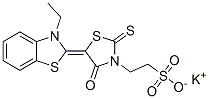 CAS#: 63123-22-8， Potassium 5-(3-Ethylbenzothiazol-2(3H)-Ylidene)-4-Oxo-2-Thioxothiazolidin-3-Ethanesulphonate