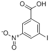 结构式 CAS# 6313-17-3, 3-碘-5-硝基苯甲酸