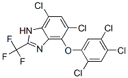 CAS 登录号：63405-99-2， 5,7-二氯-4-(2,4,5-三氯苯氧基)-2-(三氟甲基)-1H-苯并咪唑