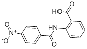 structure of CAS# 6345-04-6, 2-[(4-Nitrobenzoyl)Amino]Benzoic Acid;2-[[(4-Nitrophenyl)-Oxomethyl]Amino]Benzoic Acid;2-[(4-Nitrophenyl)Carbonylamino]Benzoic Acid;Oprea1_231754