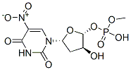 CAS#: 63689-79-2， [(2R,3S,5R)-3-Hydroxy-5-(5-Nitro-2,4-Dioxo-Pyrimidin-1-Yl)Oxolan-2-Yl] Methoxyphosphonic Acid