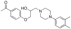CAS#: 63715-99-1， 1-(4-Acetylphenoxy)-3-[4-(3,4-Dimethylphenyl)-1-Piperazinyl]-2-Propanol
