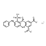 CAS#: 6373-76-8， Sodium 4-[(4-Anilino-3-Sulfophenyl)Amino]-3,5-Dinitrobenzoate