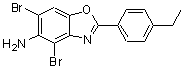 CAS#: 637302-98-8， 4,6-Dibromo-2-(4-ethylphenyl)-1,3-benzoxazol-5-amine