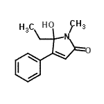 CAS#: 637332-40-2， 5-Ethyl-5-hydroxy-1-methyl-4-phenyl-1,5-dihydro-2H-pyrrol-2-one
