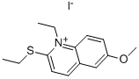 CAS#: 63816-13-7， 1-Ethyl-2-Ethylthio-6-Methoxyquinolinium Iodide