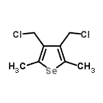 CAS 登录号：63822-24-2， 3,4-二(氯甲基)-2,5-二甲基硒基苯e