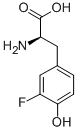结构式 CAS# 64024-06-2, 3-氟-D-酪氨酸