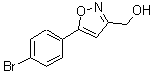 结构式 CAS# 640291-96-9, [5-(4-溴苯基)-1,2-恶唑-3-基]甲醇