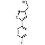 结构式 CAS# 640291-97-0, [5-(4-氟苯基)-1,2-恶唑-3-基]甲醇