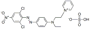 CAS#: 64086-81-3， 1-[2-[[4-[(2,6-Dichloro-4-Nitrophenyl)Azo]Phenyl]Ethylamino]Ethyl]Pyridinium Hydrogen Sulphate