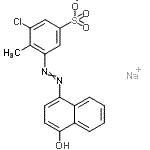 CAS#: 6409-09-2， Sodium 3-Chloro-5-[(4-Hydroxy-1-Naphthyl)Diazenyl]-4-Methylbenzenesulfonate