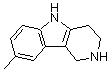 structure of CAS# 64172-41-4, 8-Methyl-2,3,4,5-tetrahydro-1H-pyrido[4,3-b]indole;2,3,4,5-TETRAHYDRO-8-METHYL-1H-PYRIDO[4,3-B]INDOLE;8-methyl-1,2,3,4-tetrahydropyridino[4,3-b]indole;8-methyl-2,3,4,5-tetrahydro-1H-pyrido[4,3-b]indole