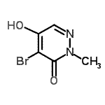 CAS#: 64178-59-2， 4-Bromo-5-hydroxy-2-methyl-3(2H)-pyridazinone