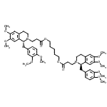 CAS#: 64228-84-8， 1,5-Pentanediyl bis{3-[(1R)-1-(3,4-dimethoxybenzyl)-6,7-dimethoxy-3,4-dihydro-2(1H)-isoquinolinyl]propanoate}
