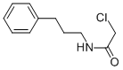 结构式 CAS# 64297-91-2, 2-氯-N-(3-苯基-丙基)-乙酰胺